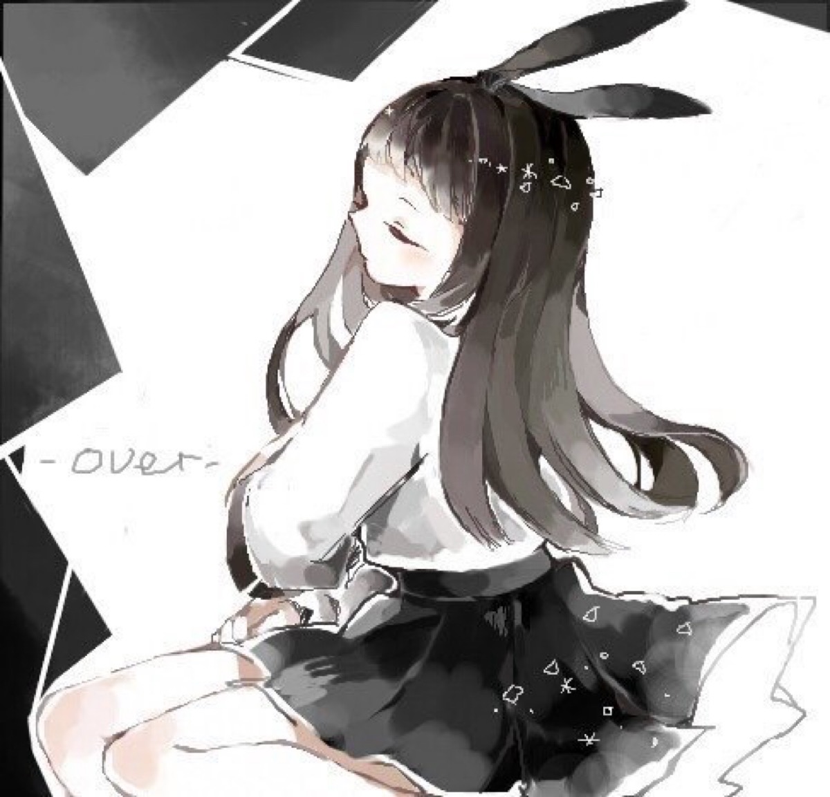 动漫女头 兔耳 可爱.@小面包