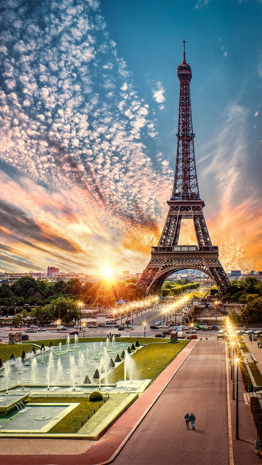 风景 法国巴黎 埃菲尔铁塔
