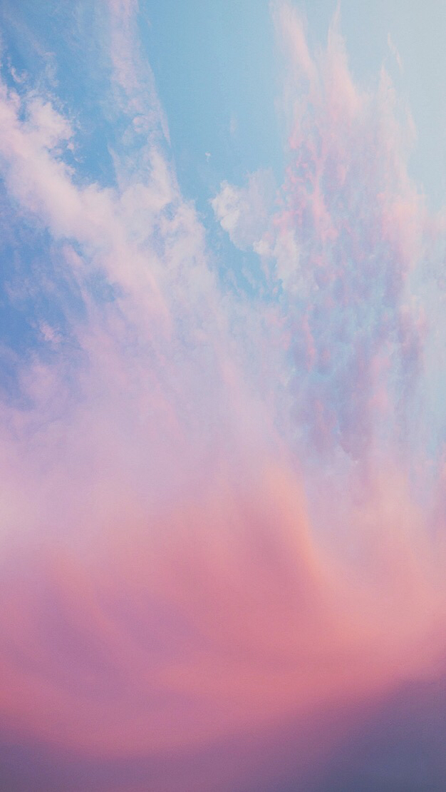 粉色,天空