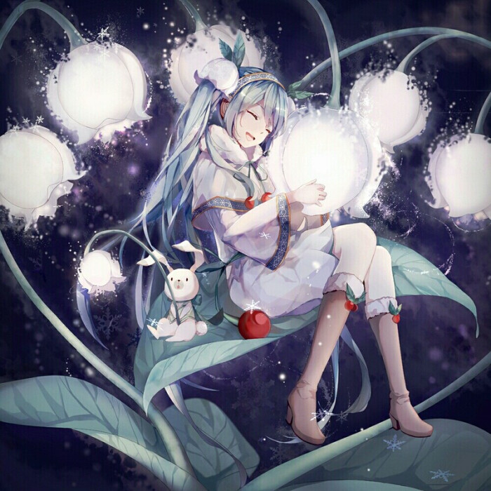 初音未来,插画,动漫美少女,二次元御姐,手绘