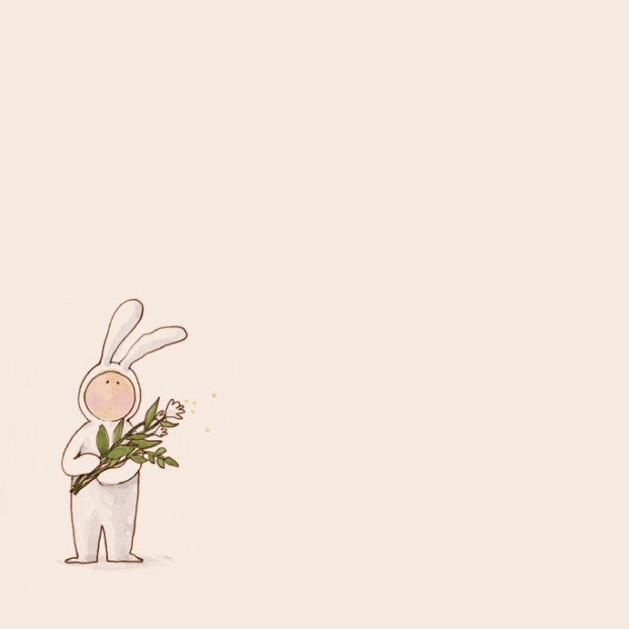 画画兔子喝喝茶