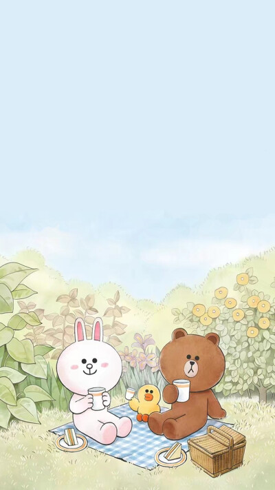 电脑壁纸line friends,linefriends电脑壁纸 line 自制壁纸 line friends