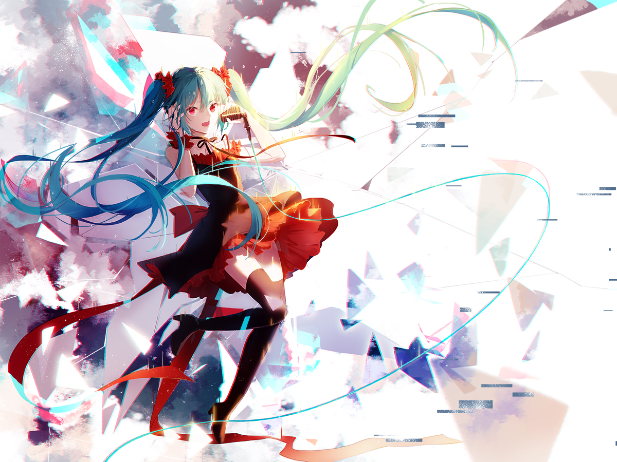 初音未来 绘师:aiko 本作品pixiv id=59054026