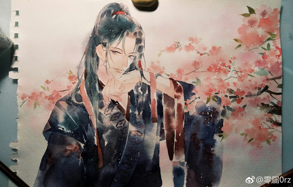 凉糕〗@零界0rz 魔道祖师 水彩 唯美