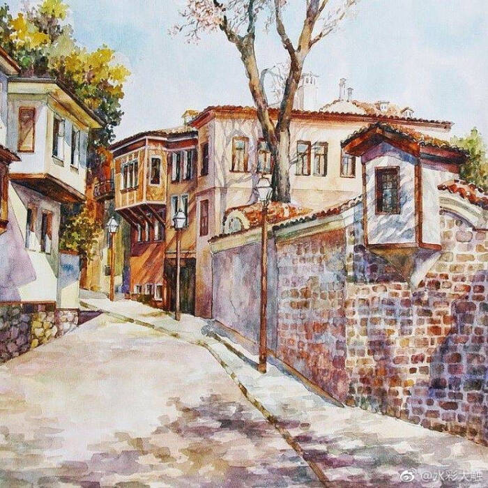 水彩风景