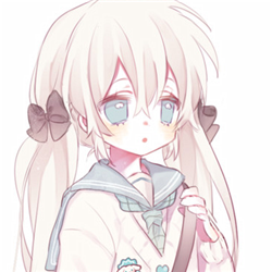 动漫女头可爱 萝莉 水手服 蓝白