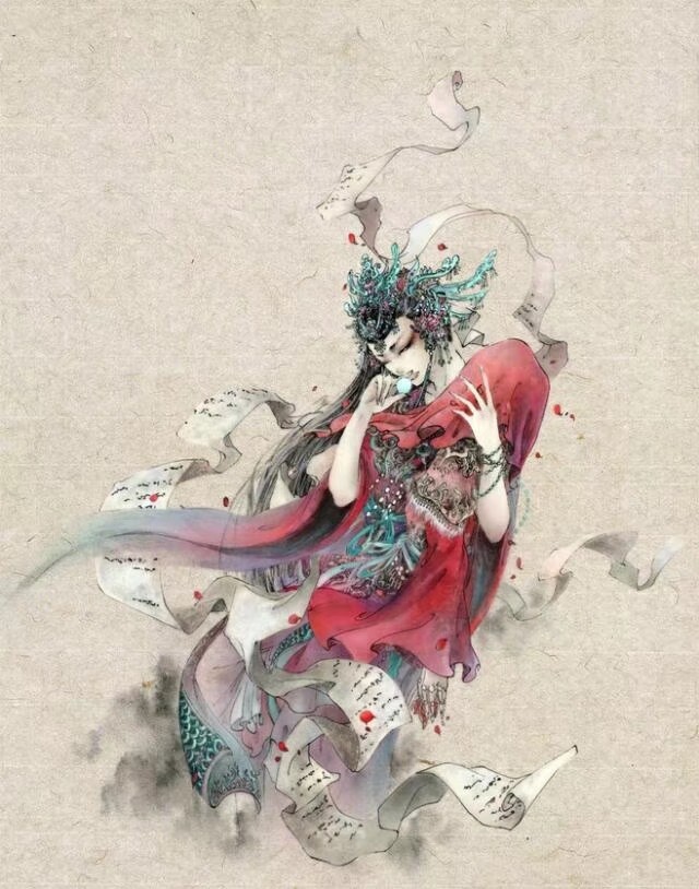 古韵美 插画师:李一帆