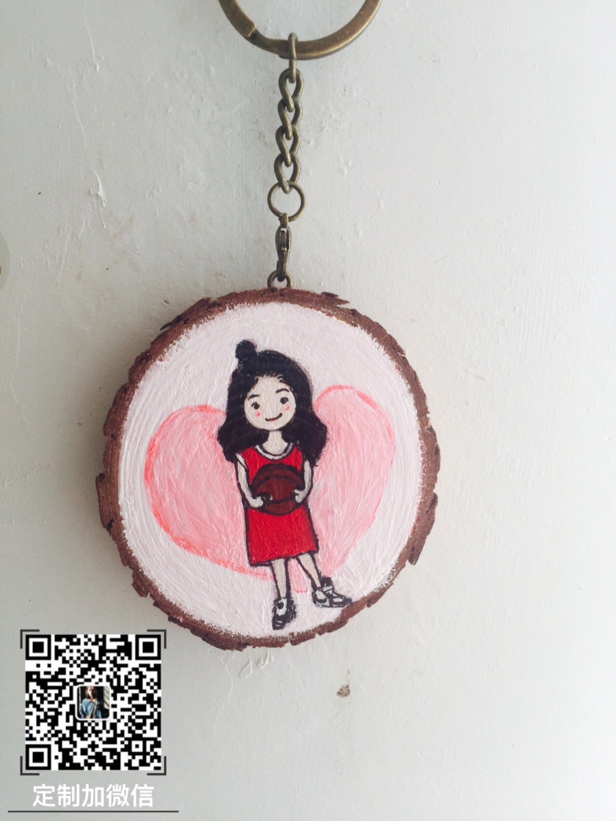 手绘木头画,可定制