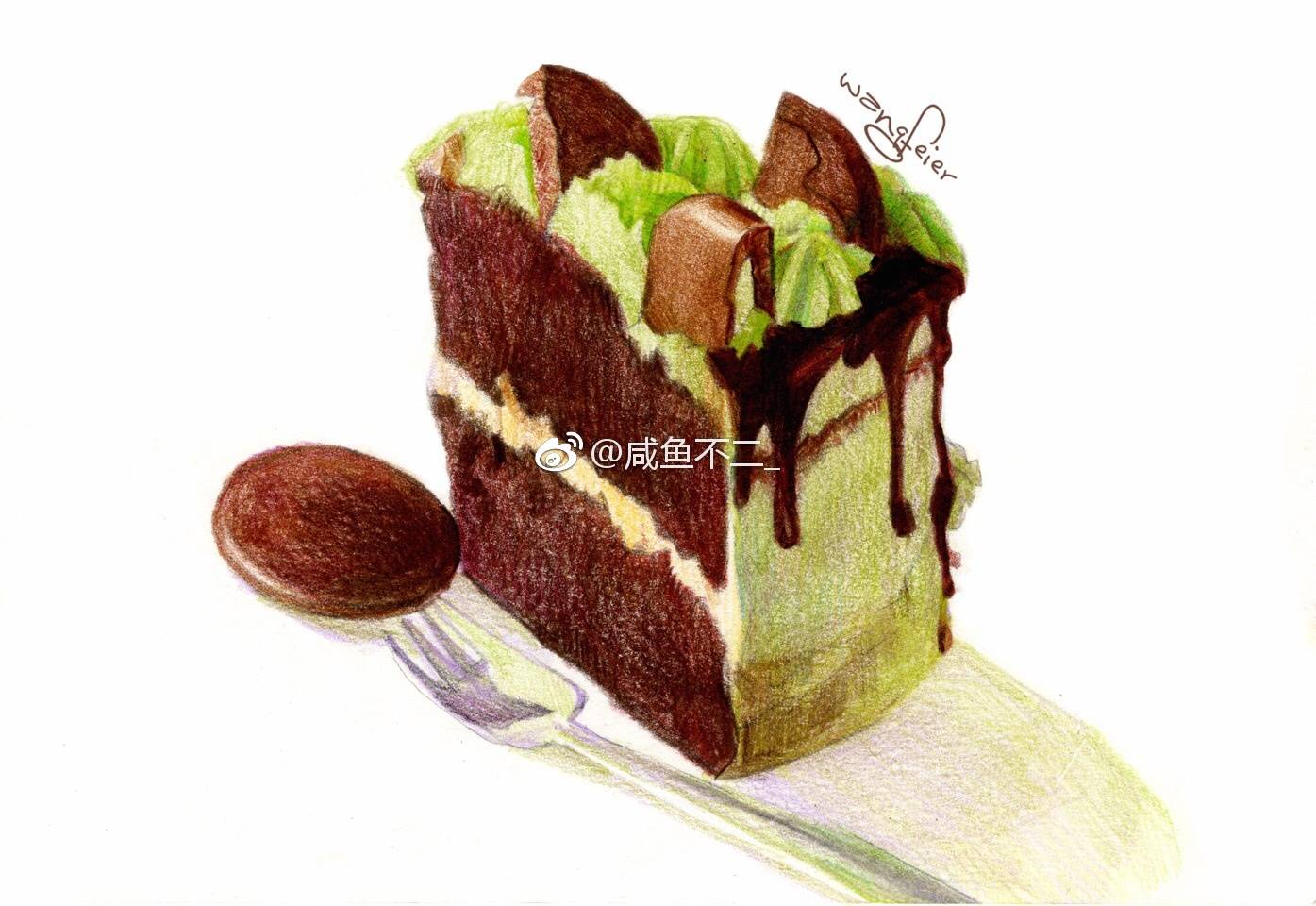 巧克力系列 (彩铅) 作者:咸鱼不二_ - 堆糖,美图壁纸