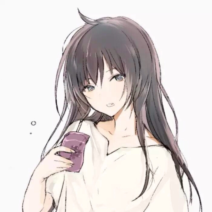 动漫 情侣头像 慵懒