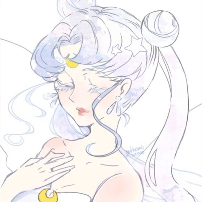 美少女战士手绘闺蜜头像