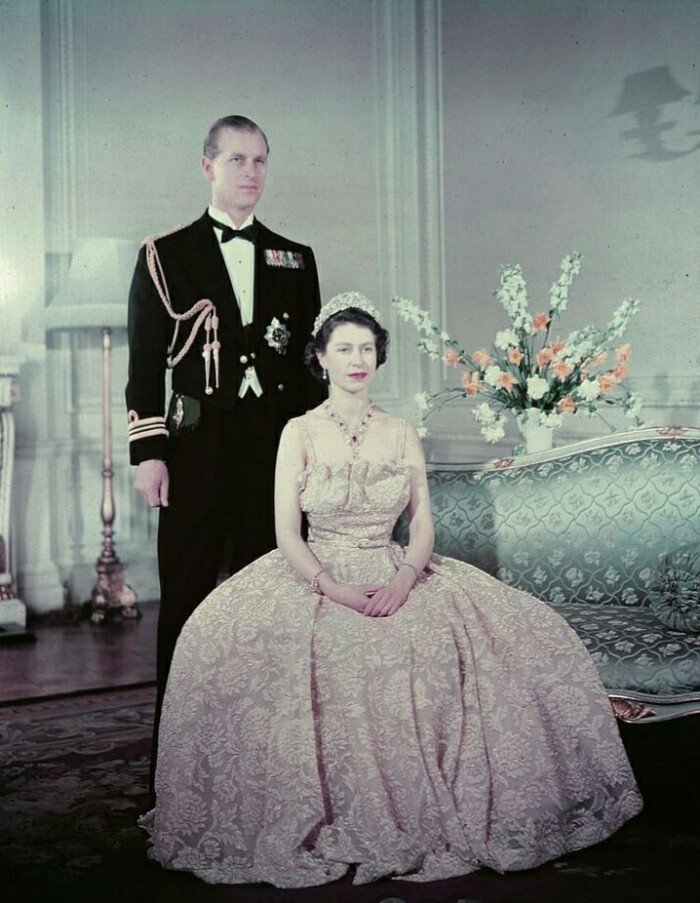 英国女王伊丽莎白二世夫妇