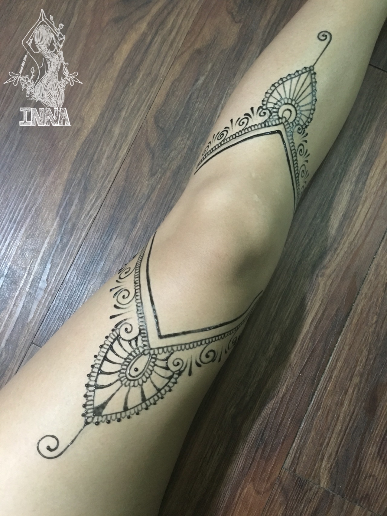海娜手绘 印度海娜 henna 汉娜 曼海蒂
