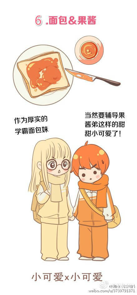 面包/果酱cp拟人