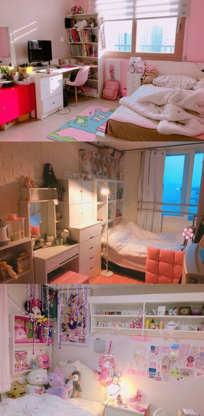 room | 适合小女生的温馨感卧室装扮风格
