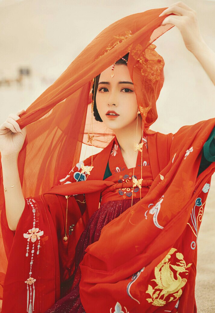 汉服~模特-嘿你尾巴掉了