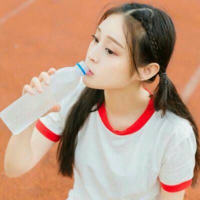 qq头像,女生,唯美,小清新,校服,黑直长