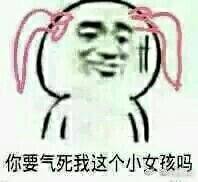 表情包 【你要气死我这个小女孩儿吗】