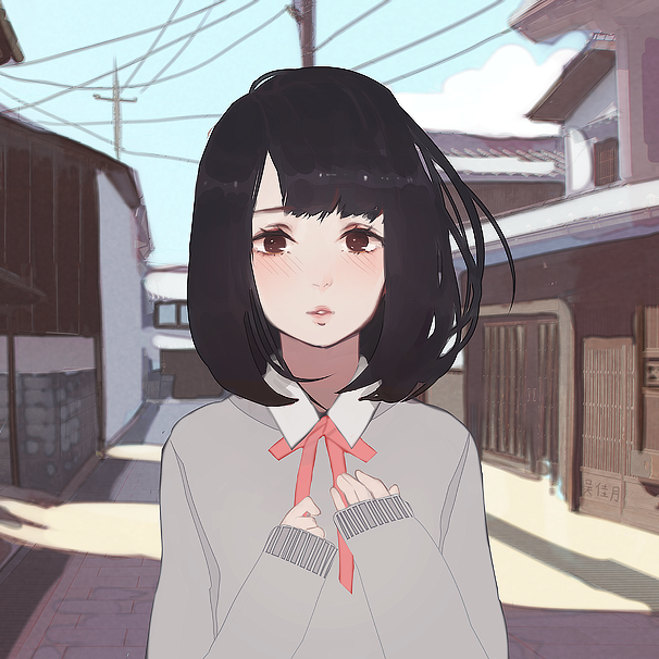 温柔少女 少女心 眼神杀 我的头像好萌好萌 女生头像 情侣头像 动漫