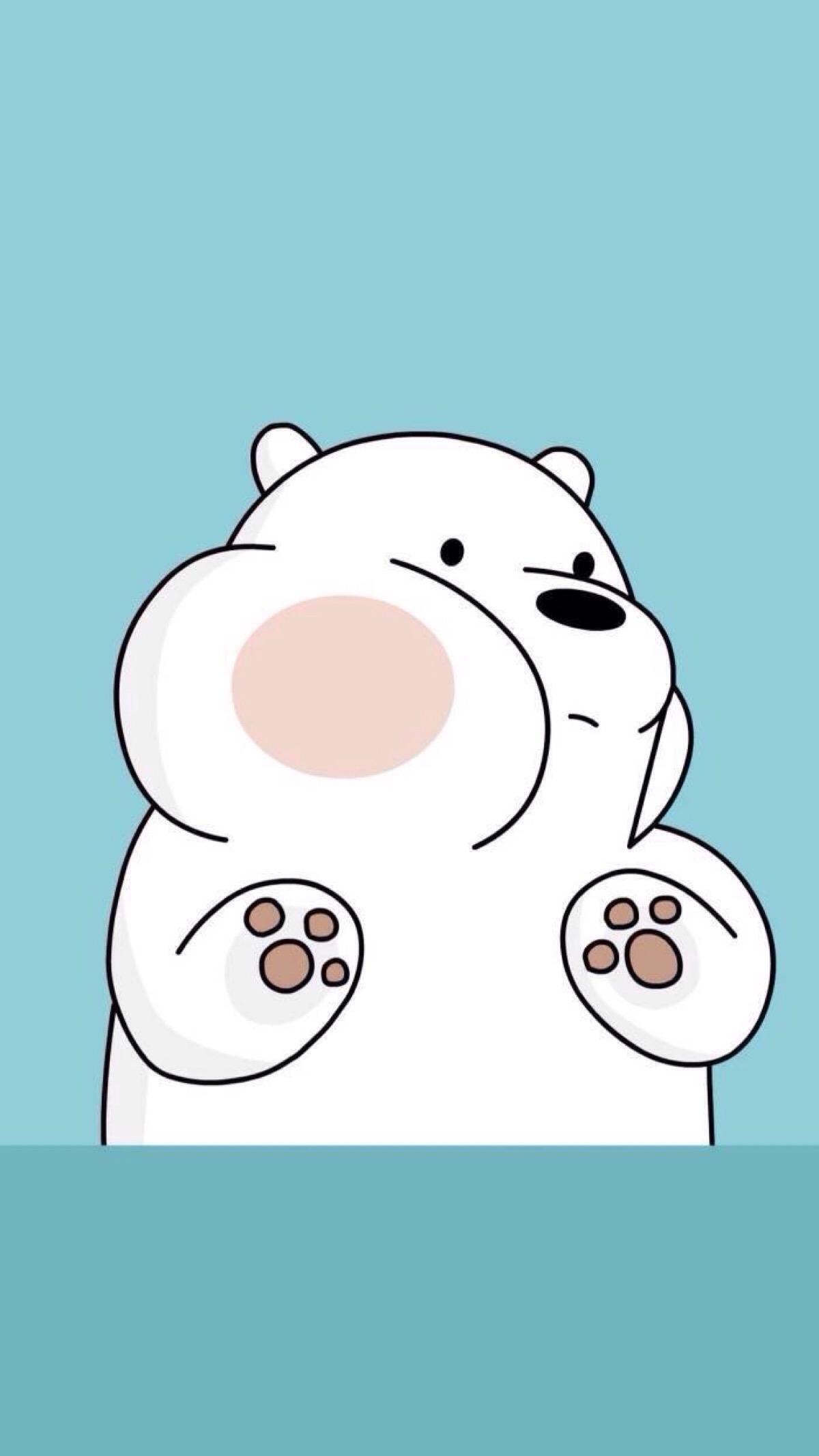 壁纸 咱们裸熊 白熊 icebear