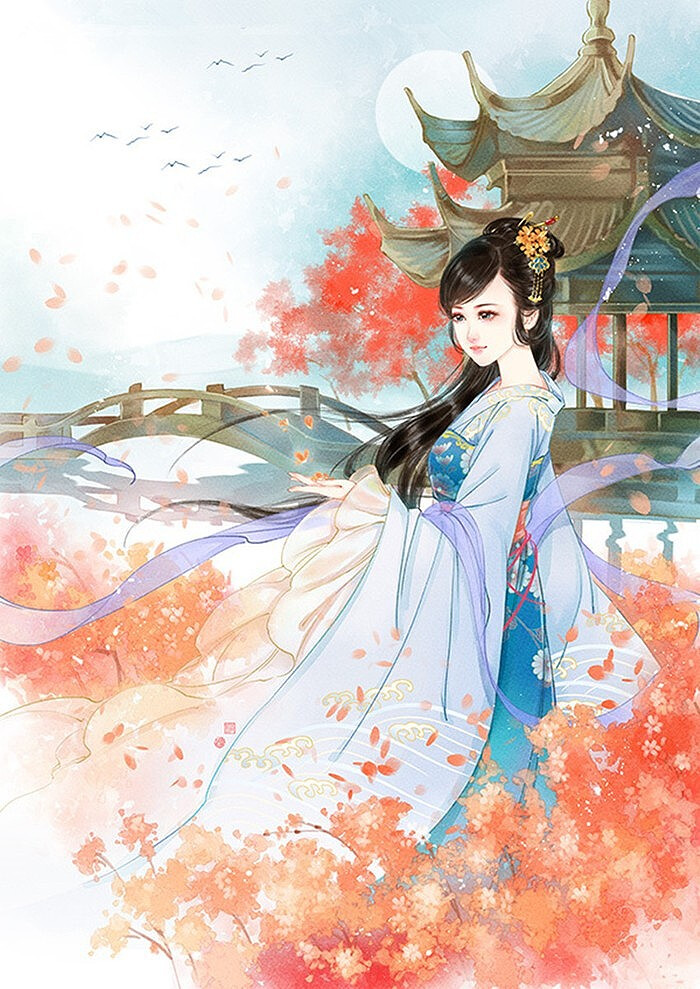 古风美人 古风封面底图