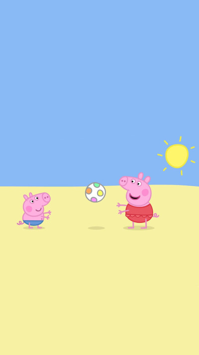 iphone 壁纸 小猪佩琪 peppa pig