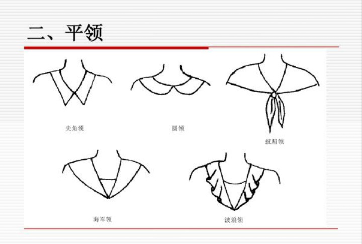 平领款式变化