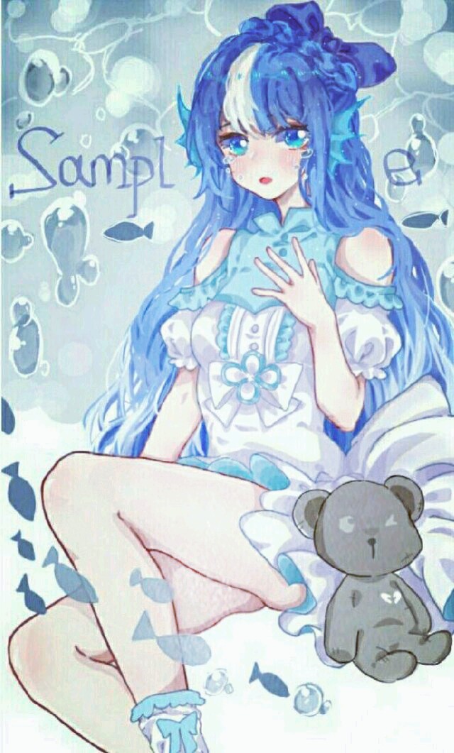 动漫少女 人鱼公主