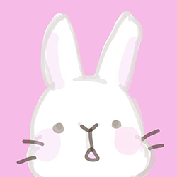 小兔兔头像 软妹 可爱 粉色 动漫 源于堆糖 侵删