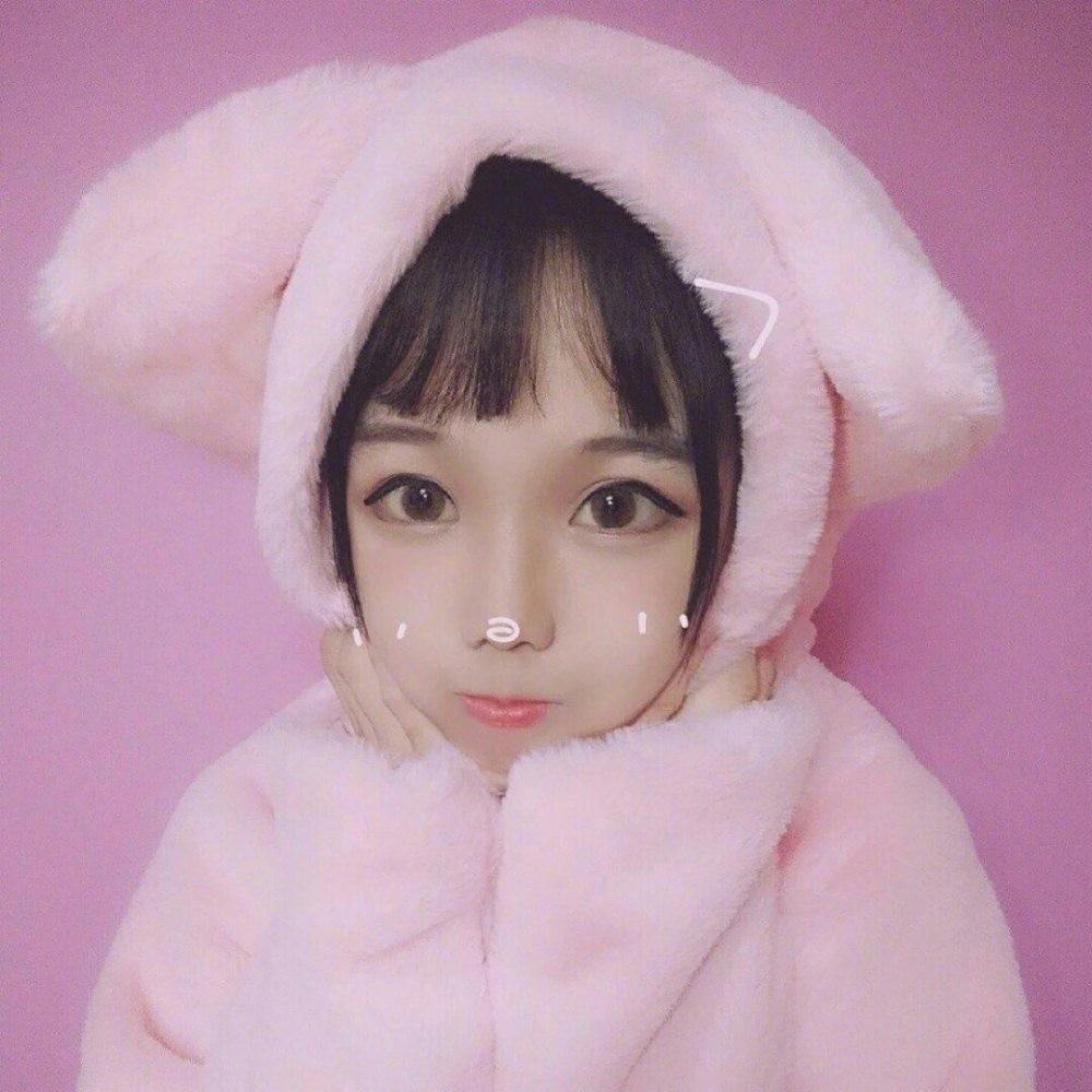 闺蜜 动漫 双人 四宫格 白边 双马尾 眼妆 自调 手控 腿控 软妹少女心