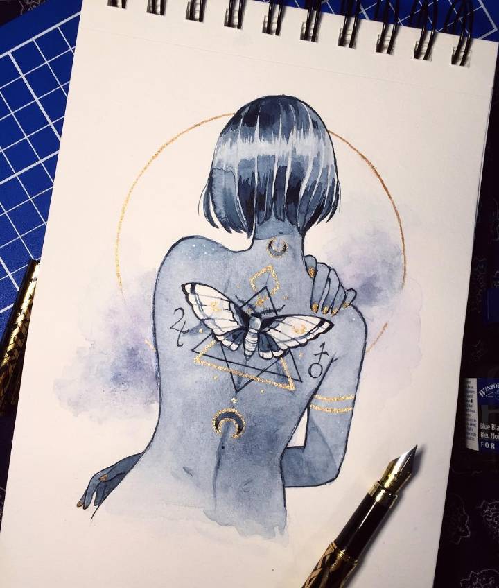 [cp]ins水彩插画师 feefal [/cp]