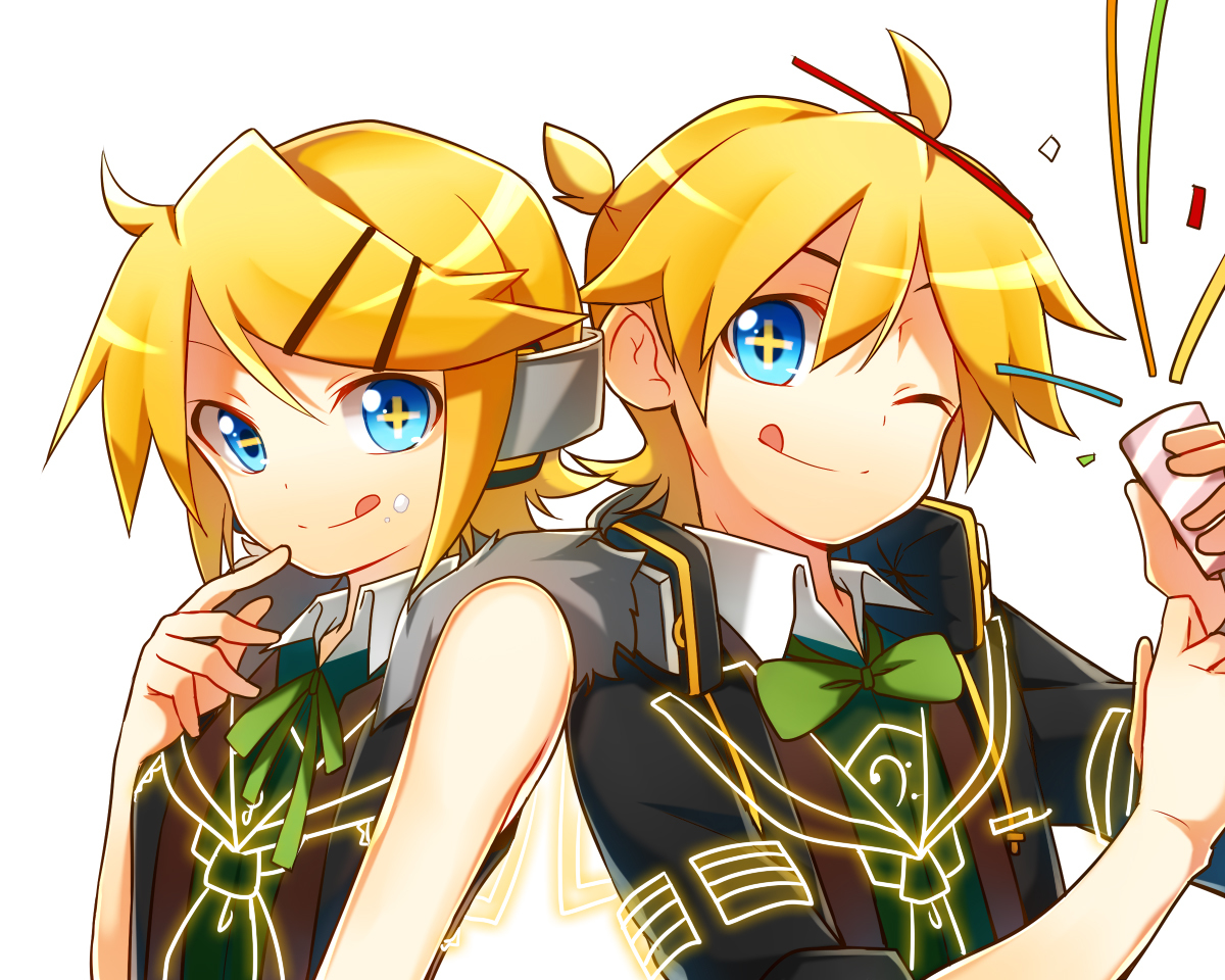双子 vocaloid 镜音铃 镜音连 v家 米冉冉 pixiv id:50928157 遥控器