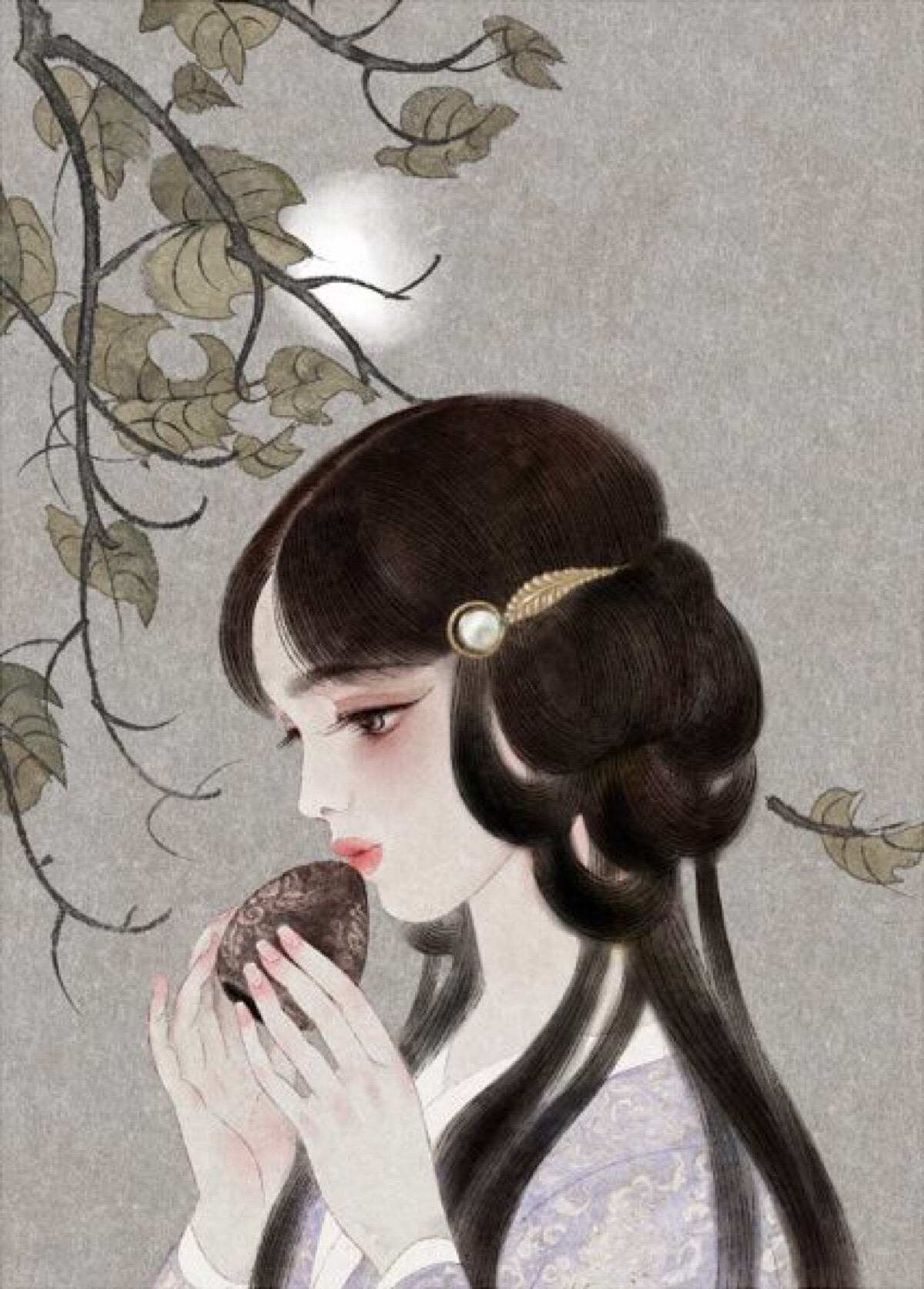 云髻坠,凤钗垂.髻坠钗垂无力,枕函欹.