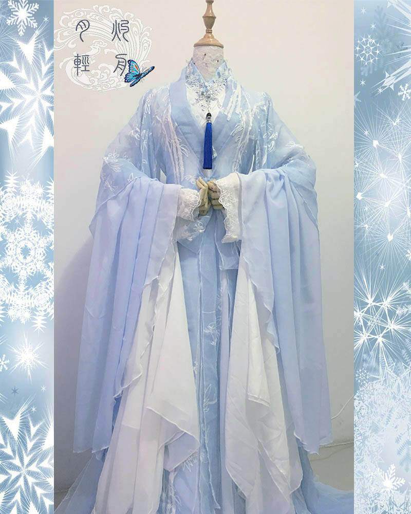 【月灼轻舟】【瑞雪涤凡】姜沉鱼花千骨君拂 楚玉 祸国 古风cos服