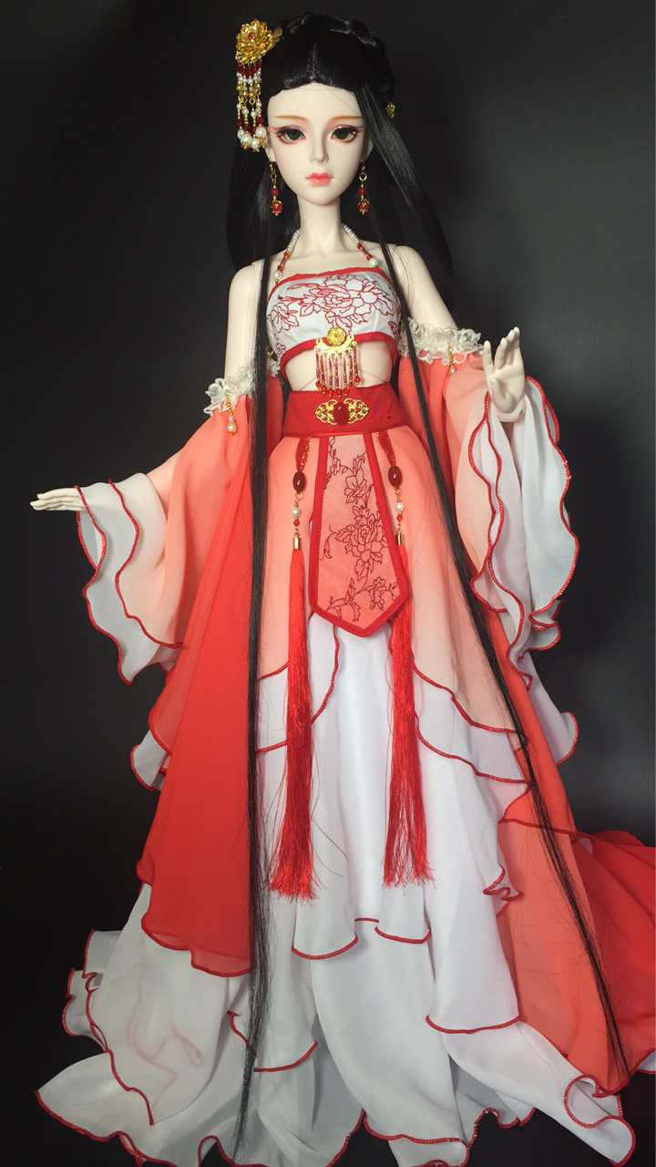 【宿雪莲歌】三分,大女,bjd 古风,bjd 古装娃衣锦鲤抄升级版