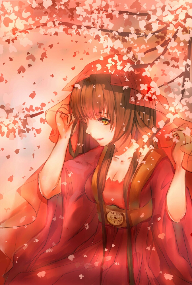粉与媚---樱花与少女