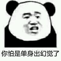 表情包"你怕是单身出幻觉了"