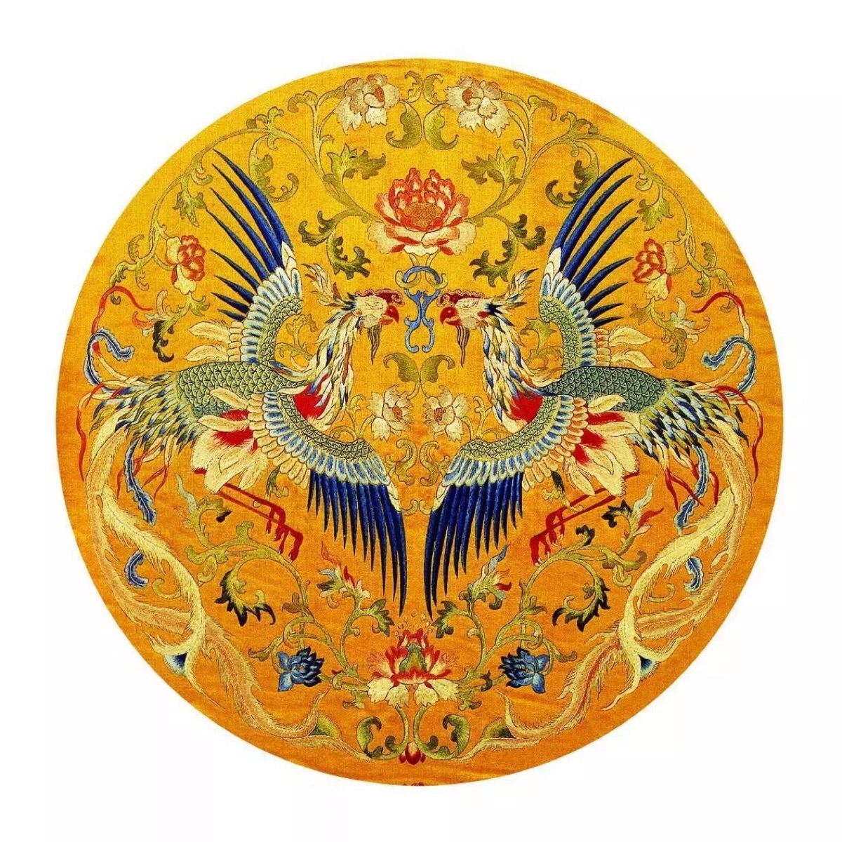 鸳鸯恩爱 龙凤吉祥 麒麟祥瑞 刺绣俨然成为 与陶瓷比美的国粹