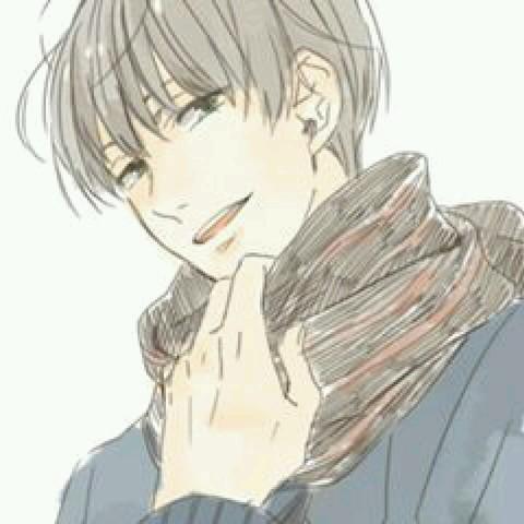 个性 帅气 青春 文艺 围巾 动漫男生头像