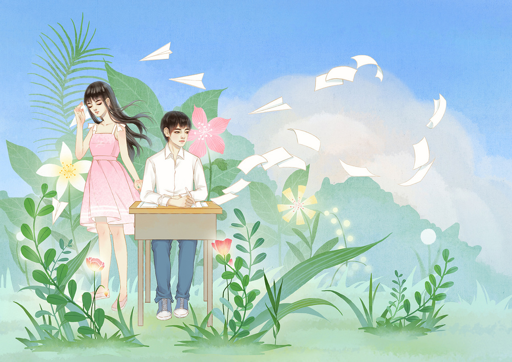 初夏_涂鸦王国 原创绘画平台 www.poocg.c