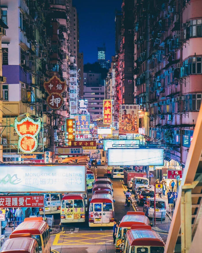 夜香港 风景 背景 壁纸 夜景