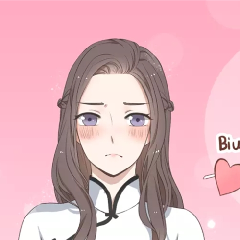 漫画截图 女头像 文艺 手绘风 彩铅风 小清新 情侣头像 情头