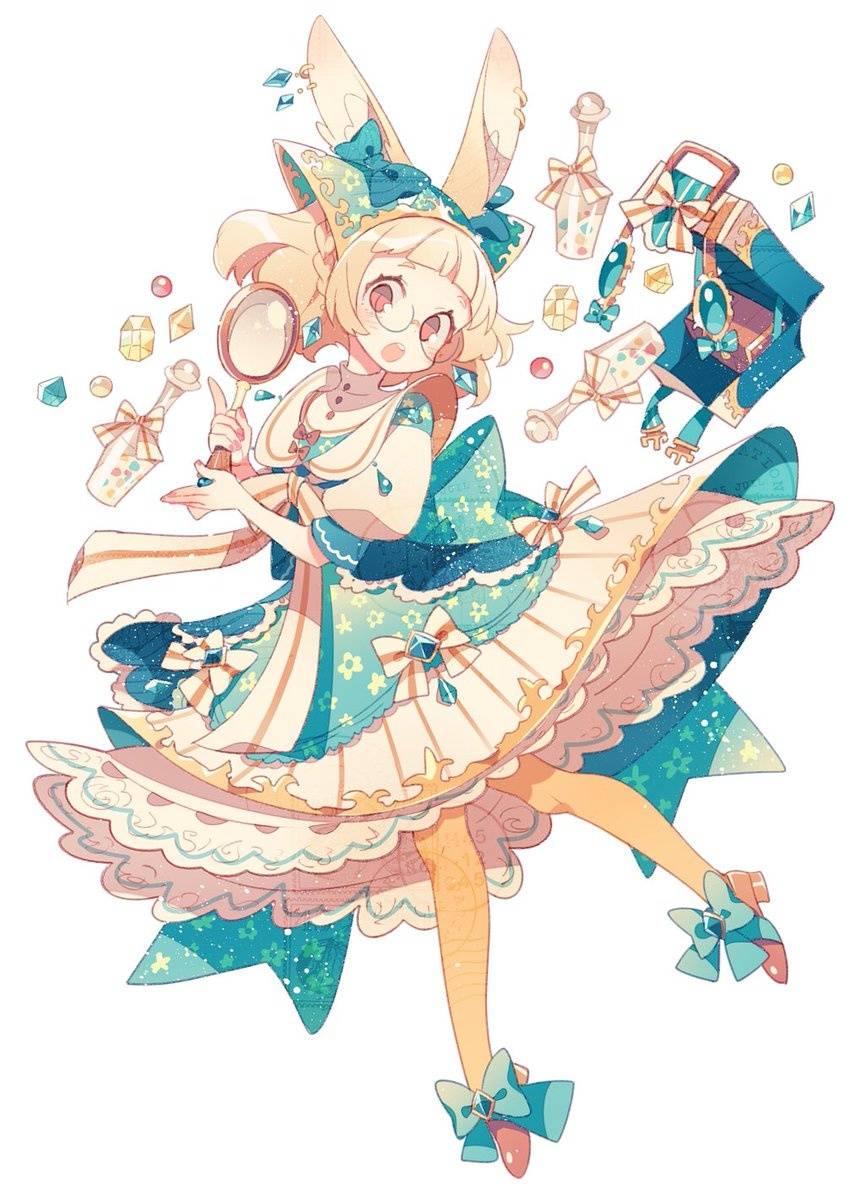 【日本插画师 上仓エク 一组萌萌的少女插画设计】