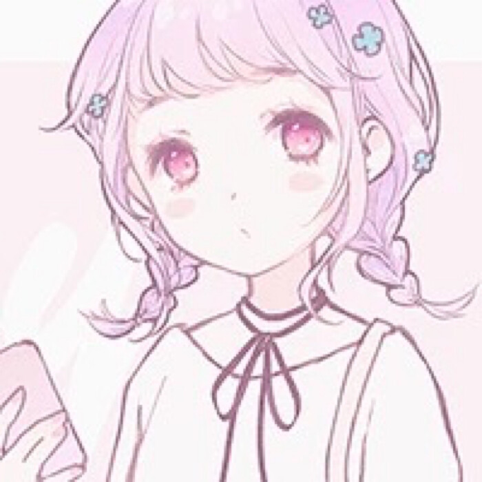 原宿头像可爱情侣少女卡通搞怪女生
