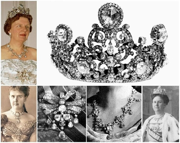 可能在欧洲王室珠宝收藏里仅次于英国,现任马克西玛王后俗称配饰女王