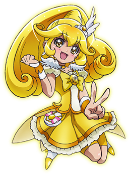 黄濑弥生:七色丘中学变身:和平天使(cure peace)变身台词:precure