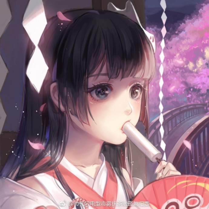 夏天到啦最近游戏里面也是到了夏日祭的时候～画了九个小可爱的头像