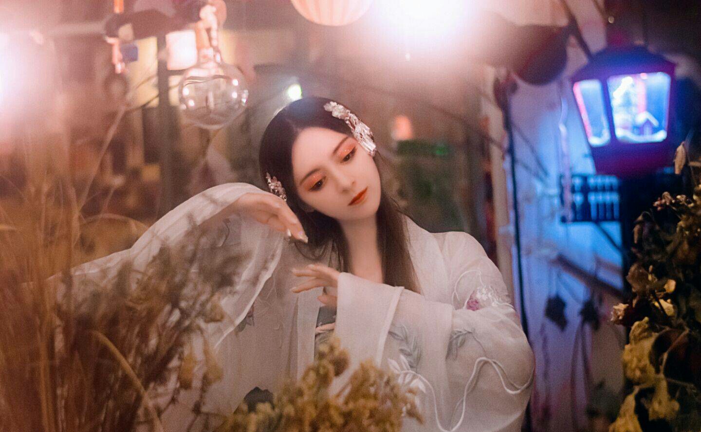 汉服,古风女头,摄影,写真,绾青丝