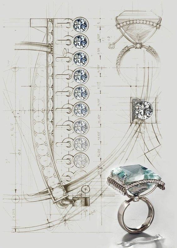 珠宝设计手绘图 在有的人看来