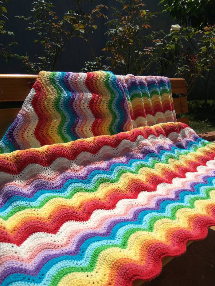 彩虹毯 